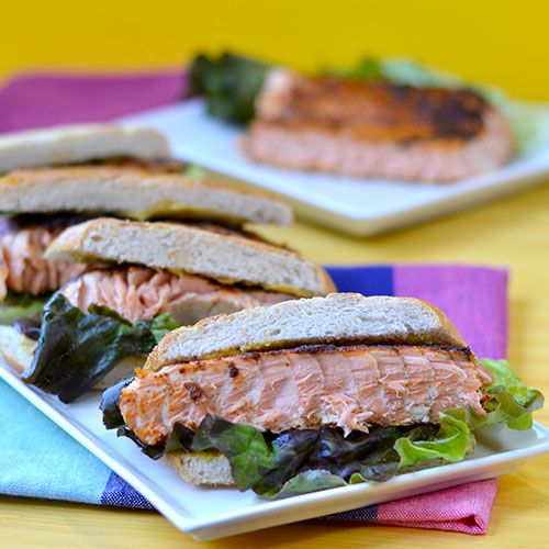 Blackened-Salmon-Sandwich Blackened Salmon Sandwich