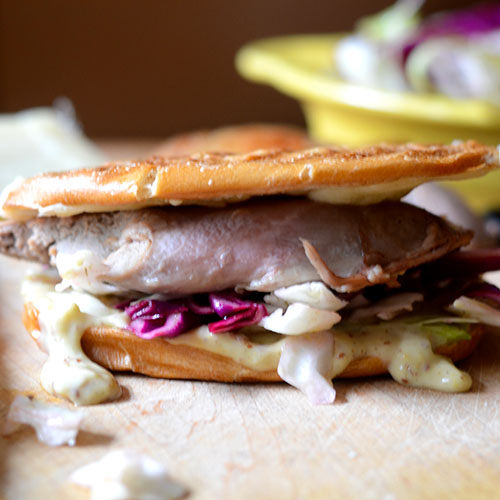 Duck-Sandwich-with-Mustard-Aoli Duck Sandwich with Mustard Aoli / www.feedyoursoul2.com