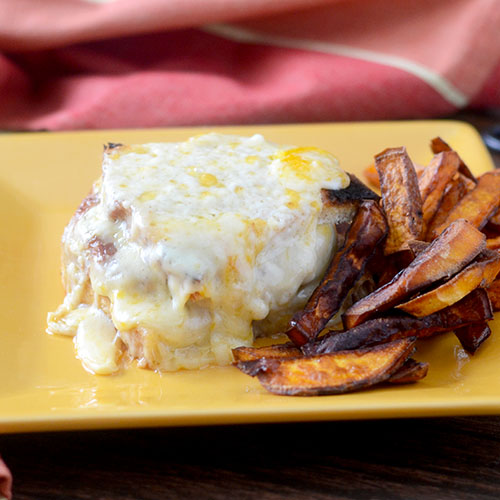 Croque-Monsieur-Burger Croque Monsieur Burger