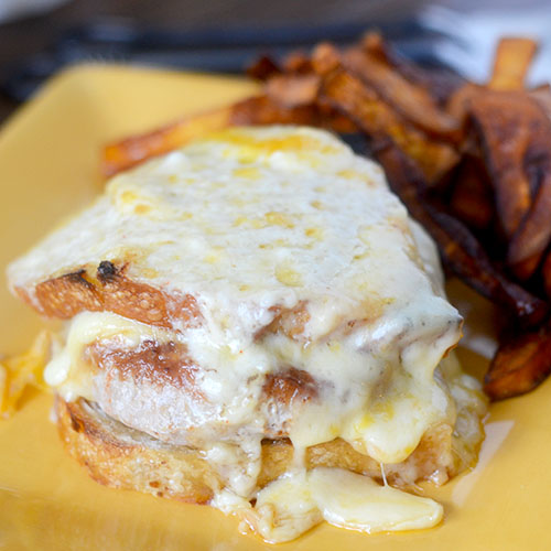 Croque-Monsieur-Burger Croque Monsieur Burger