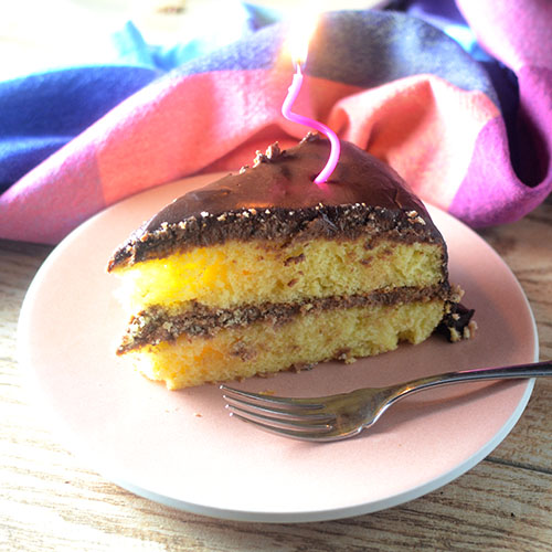 Layer Cake with Marscapone Filling