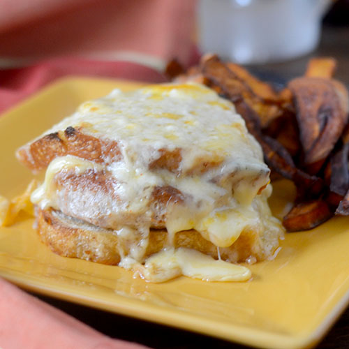 Croque-Monsieur-Burger Croque Monsieur Burger