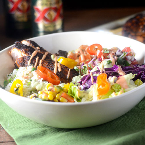 Chicken-Burrito-Bowl Chicken Burrito Bowl