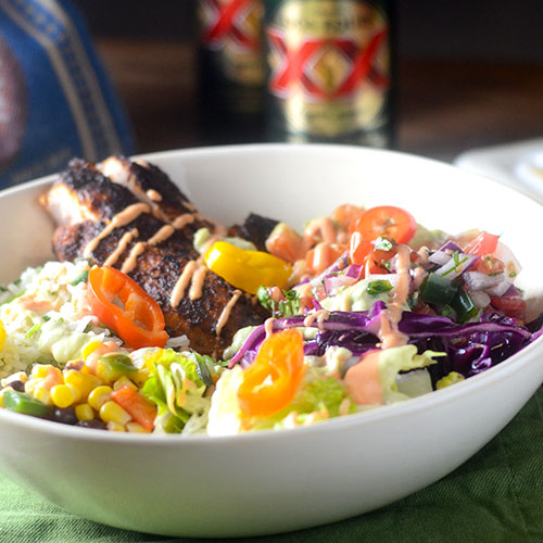 Chicken-Burrito-Bowl Chicken Burrito Bowl