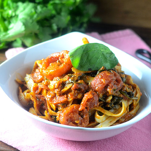 Masala-Fettuccini Masala Fettuccini
