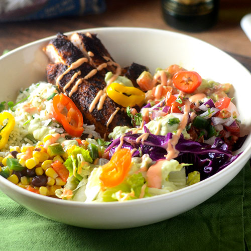 Chicken-Burrito-Bowl Chicken Burrito Bowl