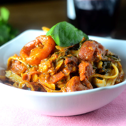 Masala-Fettuccini Masala Fettuccini