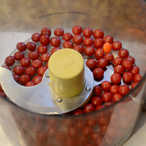 Skittles in Cuisinart