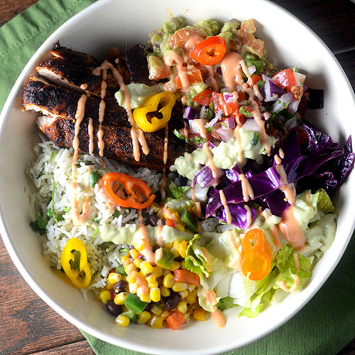 Chicken-Burrito-Bowl Chicken Burrito Bowl