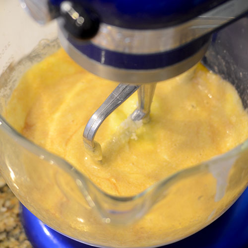 Eggs and Vanilla Added