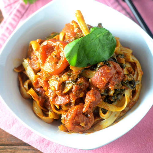 Masala-Fettuccini Masala Fettuccini