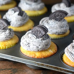 Oreo Frosted Cupcakes