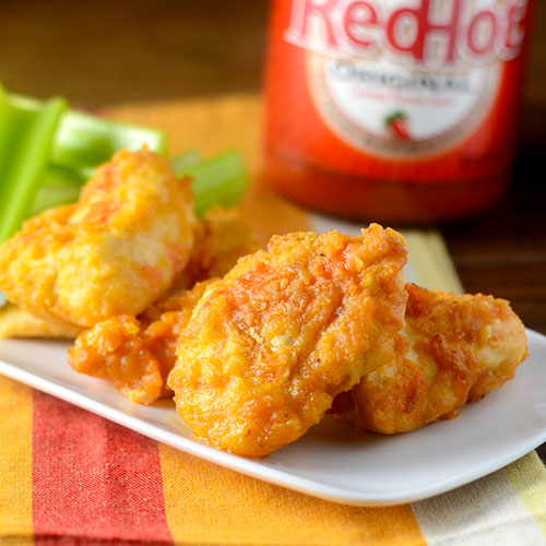 Ultimate Buffalo Chicken Nuggets #bonelesswings #hotsauce #frankshotsauce