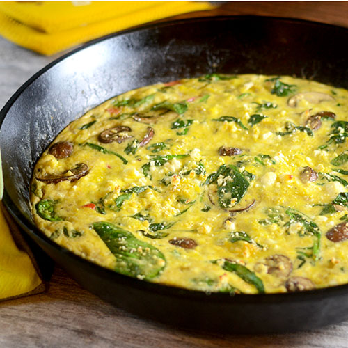 Spinach Feta Frittata