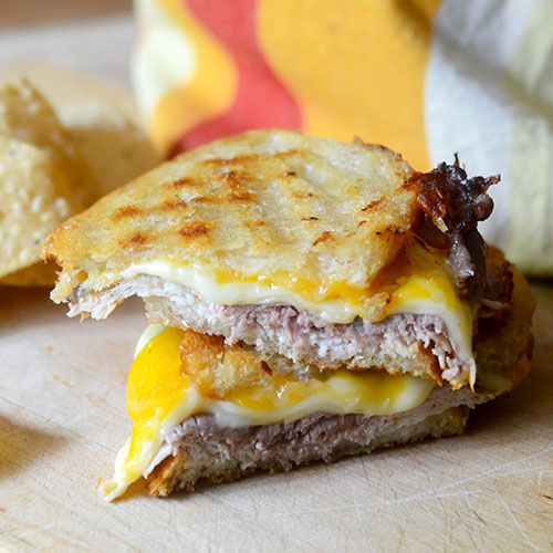 Roast-Beef-Turkey-Panini Roast Beef Turkey Panini