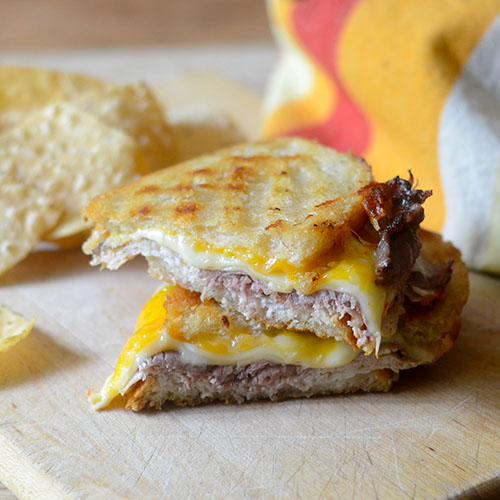 Roast-Beef-Turkey-Panini Roast Beef Turkey Panini