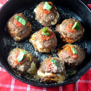 Turkey Burger Caprese Stack
