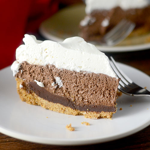 S'Mores Mousse Pie from Feed Your Soul Too S'Mores Mousse Pie