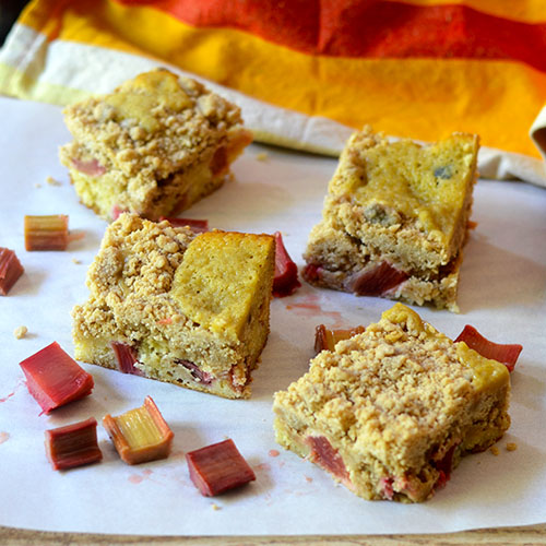 Rhubarb Coffee Cake