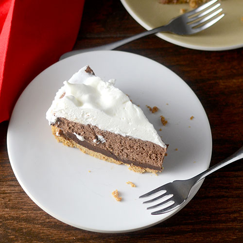 S'Mores Mousse Pie from Feed Your Soul Too S'Mores Mousse Pie