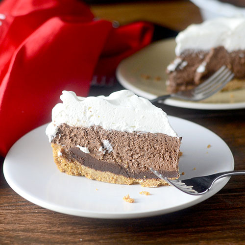 S'Mores Mousse Pie from Feed Your Soul Too S'Mores Mousse Pie