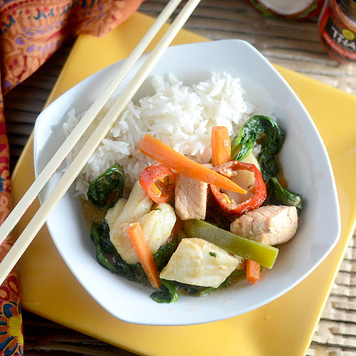 Red Thai Curry Fish