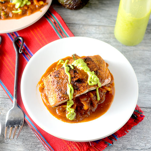 Mexican Salmon from Feed Your Soul Too Mexican Salmon from Feed Your Soul Too