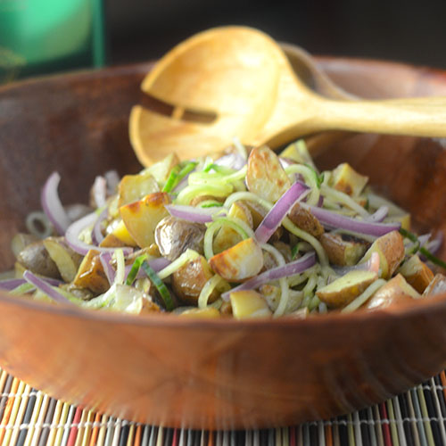 Grilled-Potato-Salad Grilled Potato Salad
