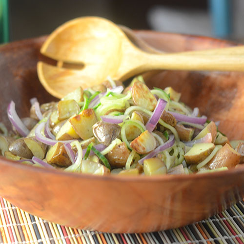 Grilled-Potato-Salad Grilled Potato Salad