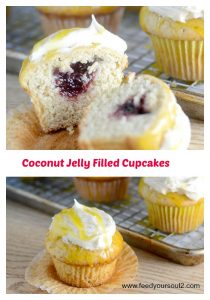 Coconut-Jelly-Filled-Cupcakes Coconut Jelly Filled Cupcakes