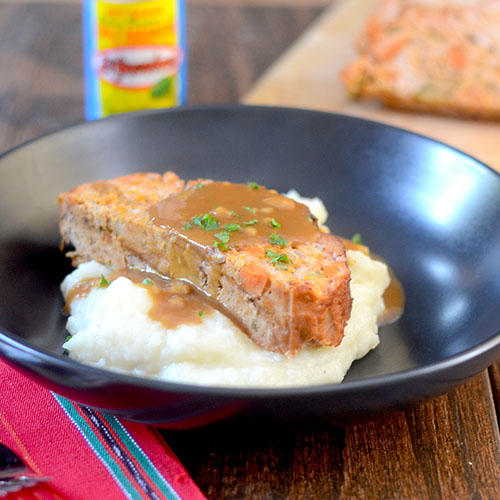 El Yucateco Smoked Meatloaf from Feed Your Soul Too El Yucateco Smoked Meatloaf