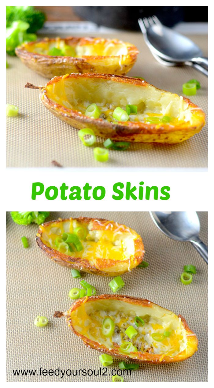 Potato Skins from Feed Your Soul Too Potato Skins