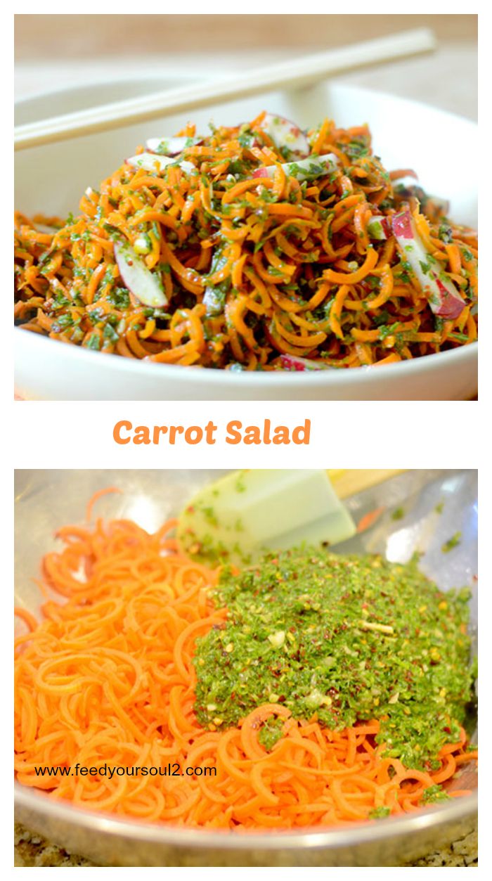 Carrot Salad from Feed Your Soul Too Carrot Salad