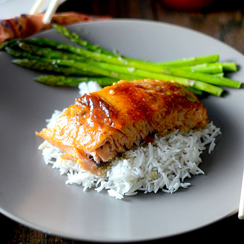 Sweet Chili Salmon from Feed Your Soul Too Sweet Chili Salmon