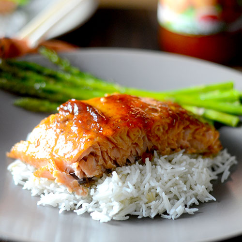 Sweet Chili Salmon from Feed Your Soul Too Sweet Chili Salmon