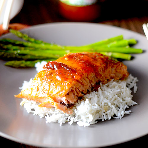 Sweet Chili Salmon from Feed Your Soul Too Sweet Chili Salmon