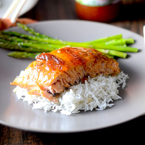 Sweet Chili Salmon from Feed Your Soul Too Sweet Chili Salmon