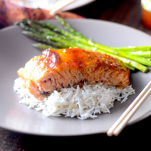 Sweet Chili Salmon from Feed Your Soul Too Sweet Chili Salmon