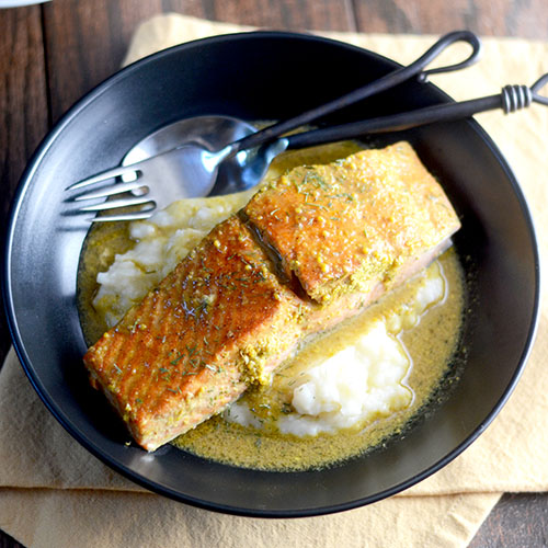 Mustard Salmon