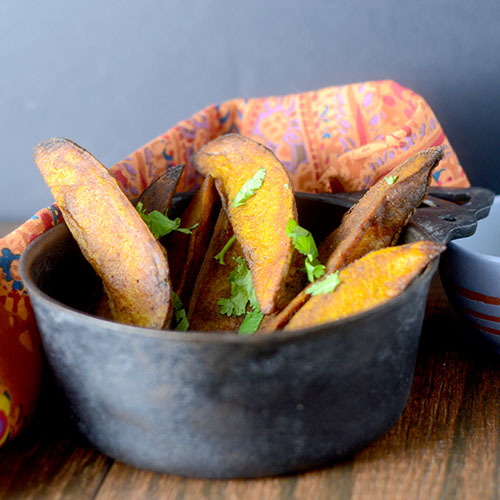 Indian Spiced Fries from Feed Your Soul Too Indian Spiced Fries