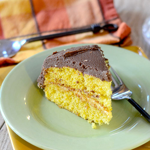 Marscapone Frosted Pumpkin Cake from Feed Your Soul Too Marscapone Frosted Pumpkin Cake
