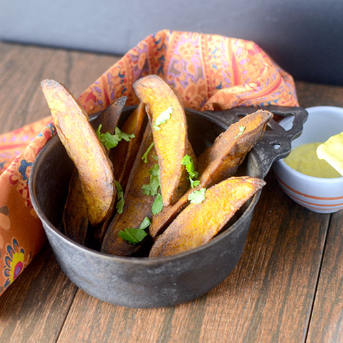 Indian Spiced Fries from Feed Your Soul Too Indian Spiced Fries