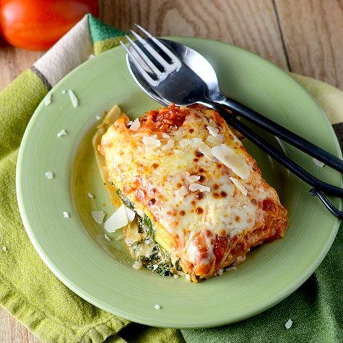 Vegetable Lasagna from Feed Your Soul Too Vegetable Lasagna