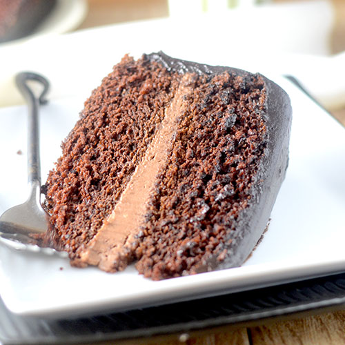 Decadent Chocolate Cake from Feed Your Soul Too Decadent Chocolate Cake