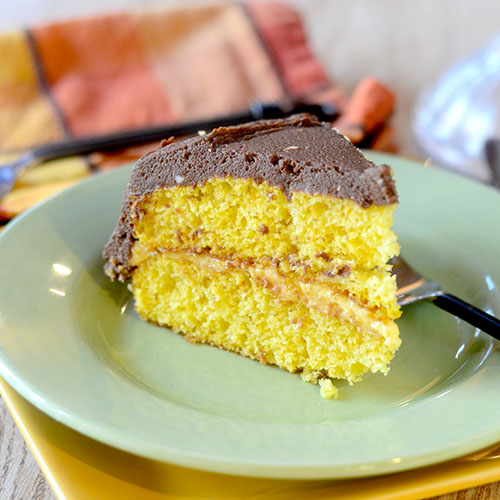 Marscapone Frosted Pumpkin Cake from Feed Your Soul Too Marscapone Frosted Pumpkin Cake