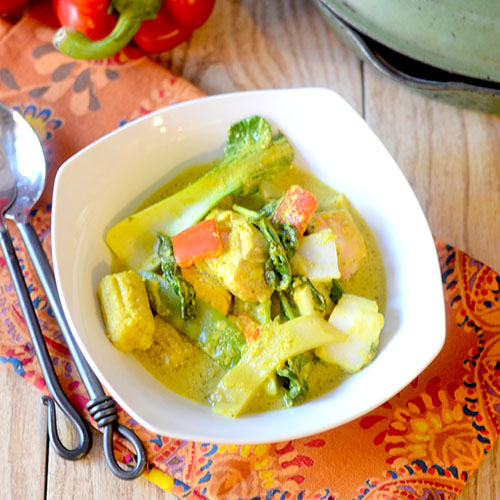 Yellow Curry Seafood from Feed Your Soul Too Yellow Curry Seafood