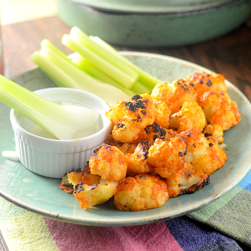Buffalo Cauliflower from Feed Your Soul Too Buffalo Cauliflower