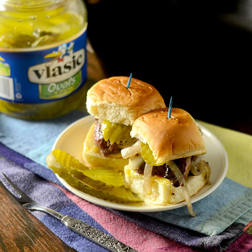 Mushroom and Onion Sliders