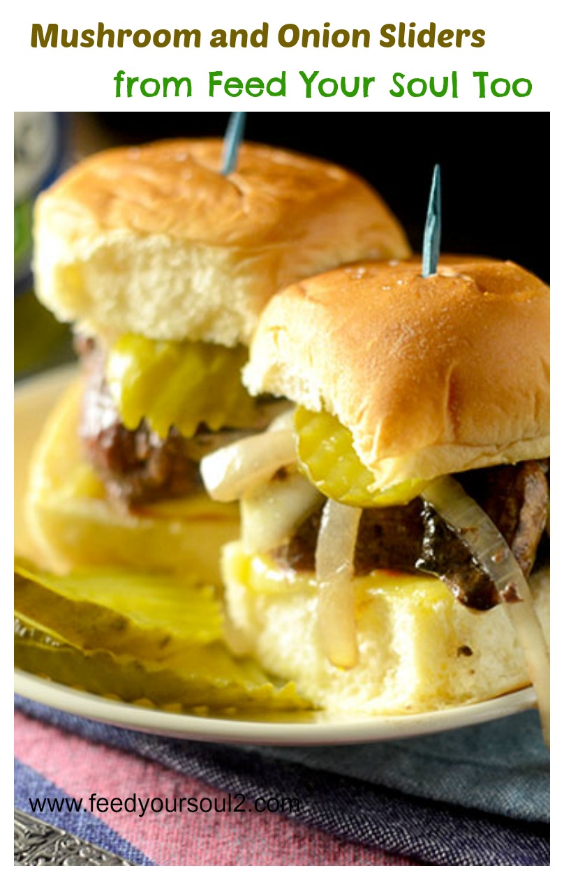 Mushroom and Onion Sliders