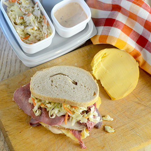 3 Meat Deli Sandwich from Feed Your Soul Too 3 Meat Deli Sandwich